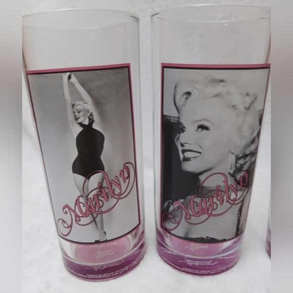 VTG. Marilyn Monroe Hi Ball Glass Set (4) - Picture 2 of 8